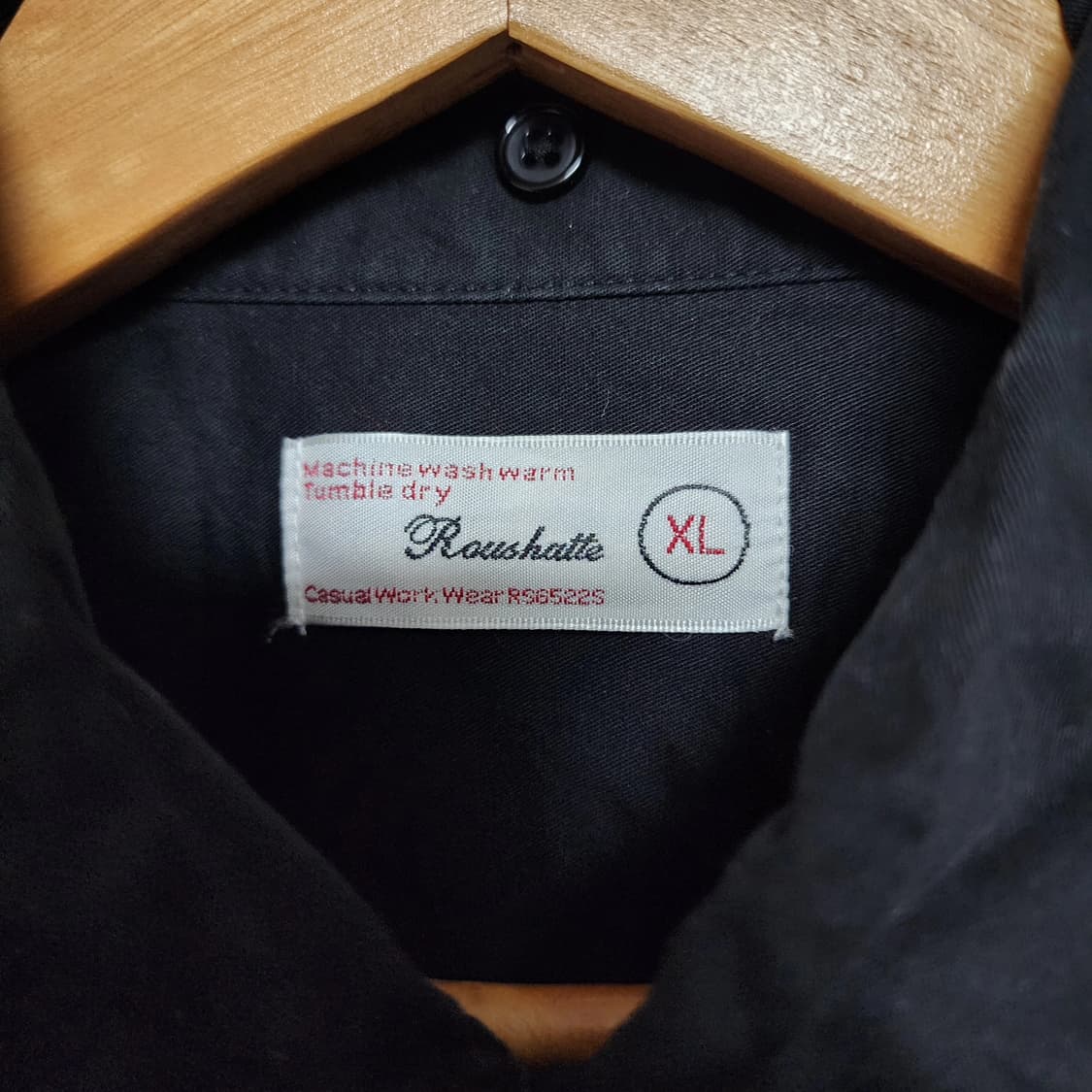 JPN 락시크 지뢰 블랙 클래식 디테일 셔츠 상품이미지6