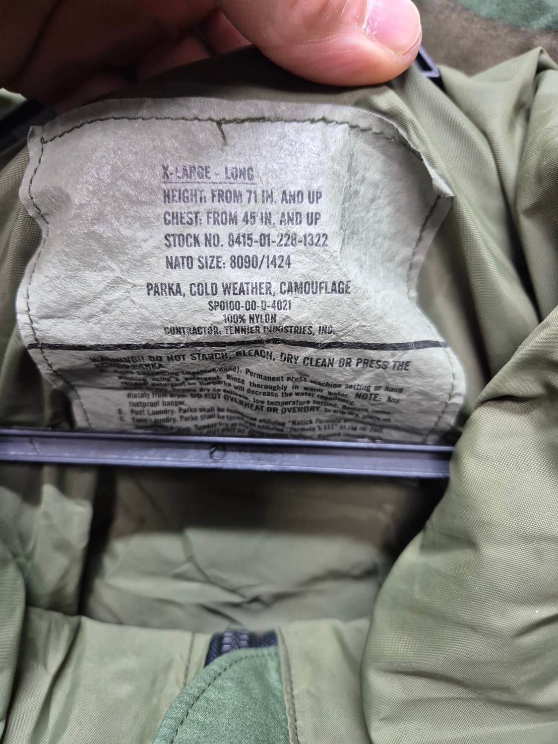 미군 우드랜드 고어텍스자켓 상품이미지2