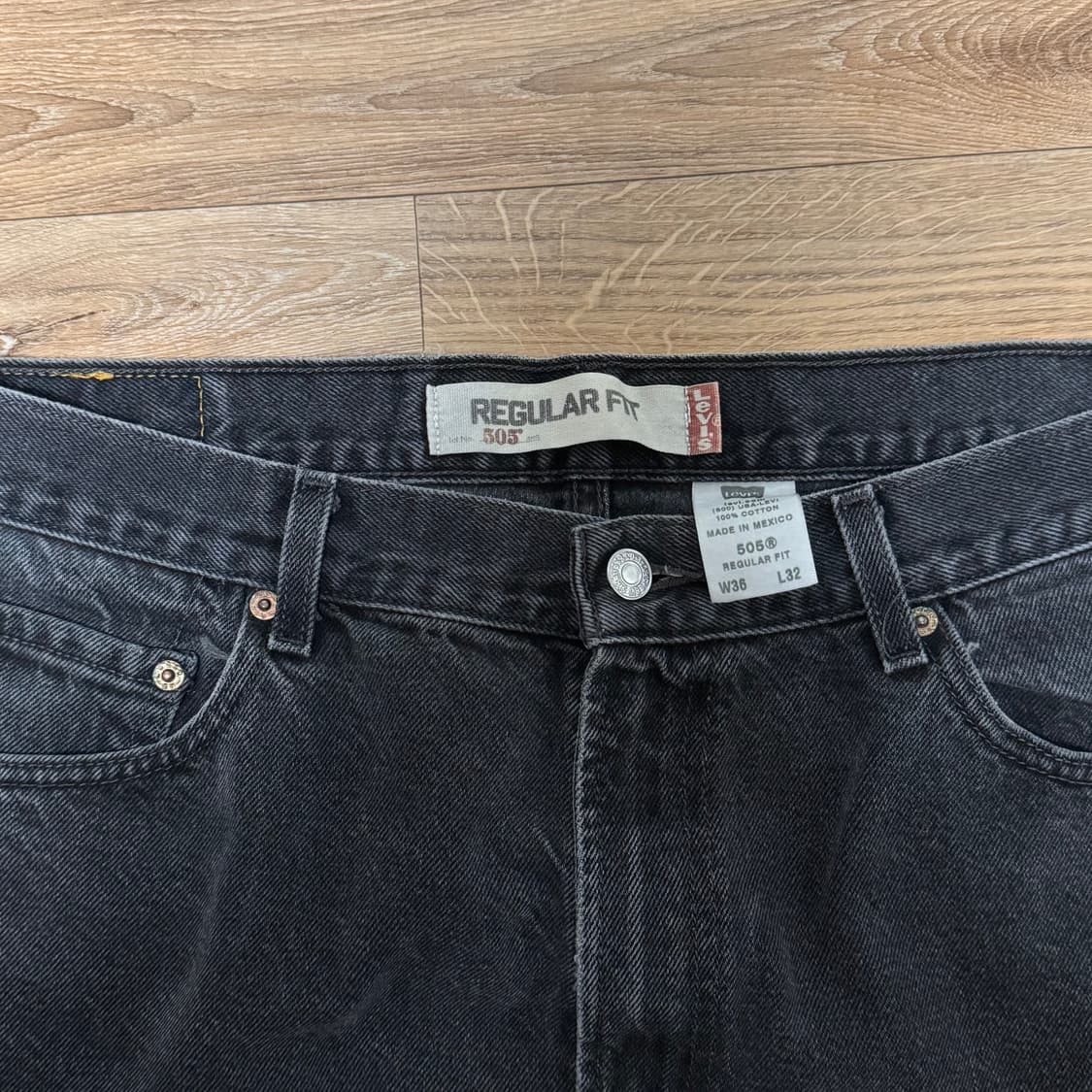 리바이스 505 흑청 상품이미지4