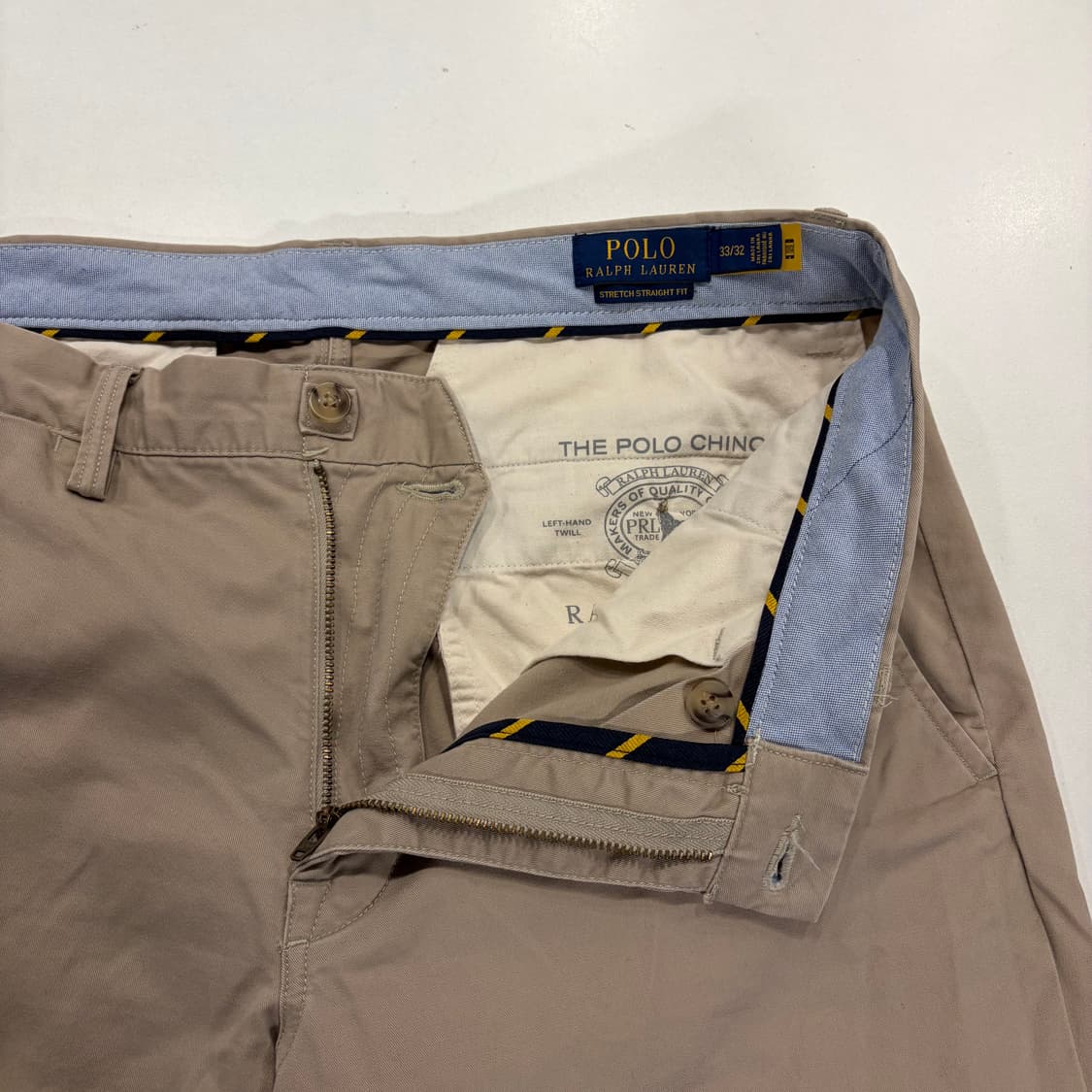 [33x32] 폴로 랄프로렌 치노 베이지 면바지 B249 상품이미지9