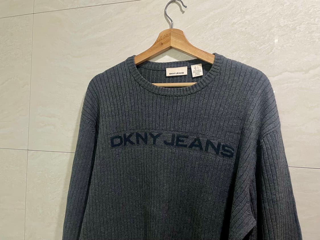 DKNY / 레트로 로고 니트, 남성 니트 / L(105) 상품이미지3