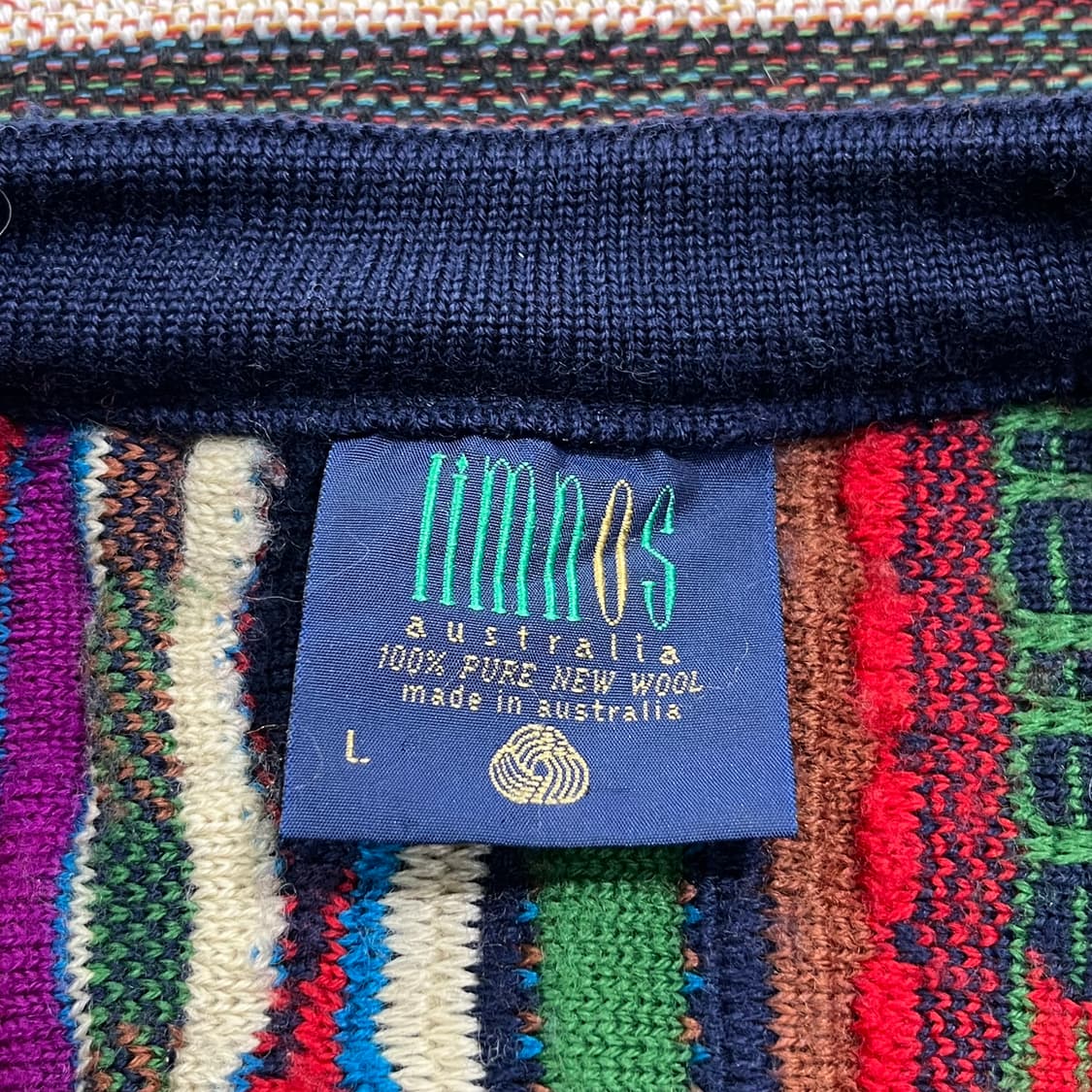 [Limnos] 림노스 빈티지 3D 케이블  울 니트가디건 상품이미지6