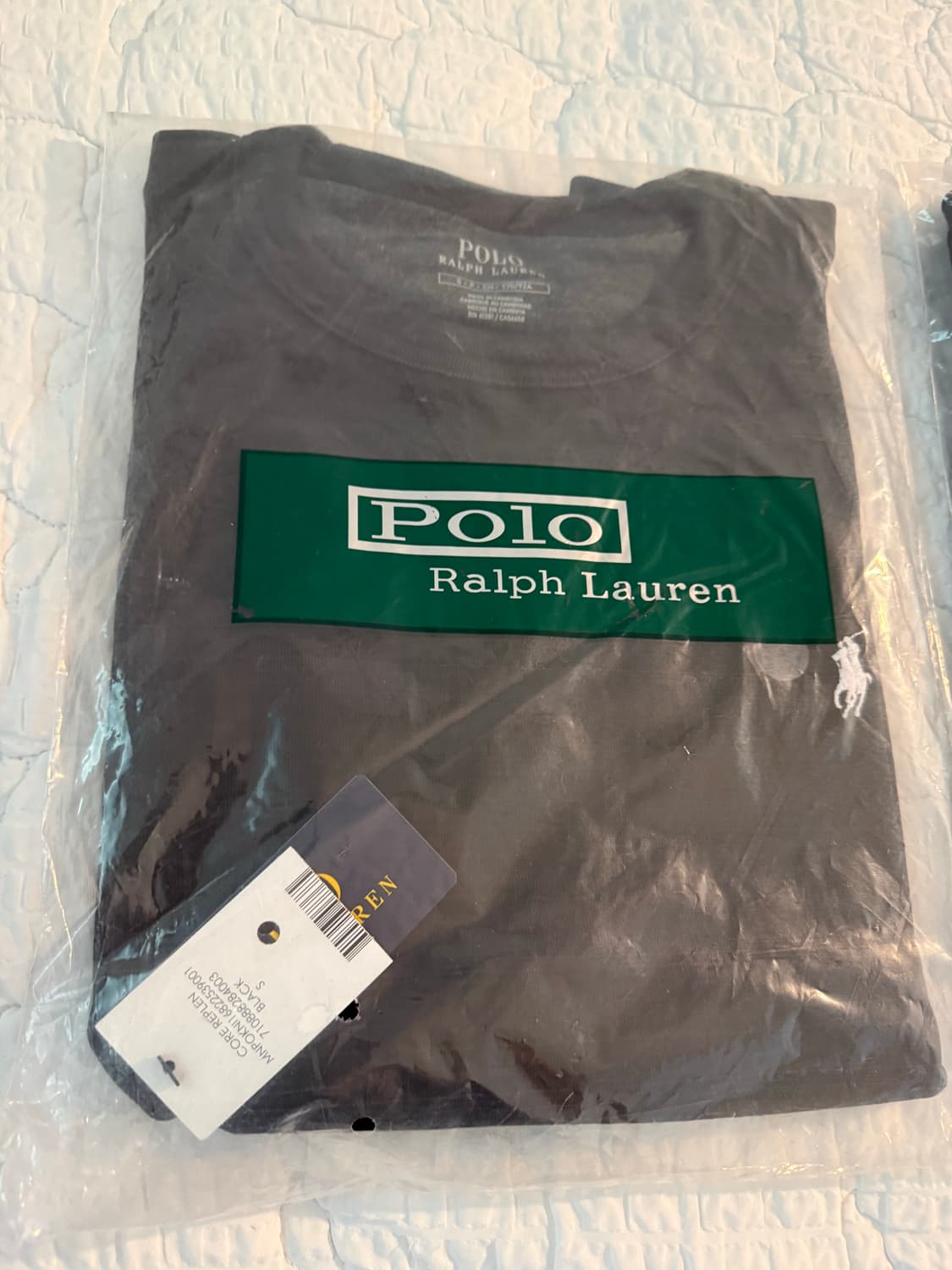 폴로 블랙 맨투맨(새상품) 상품이미지1