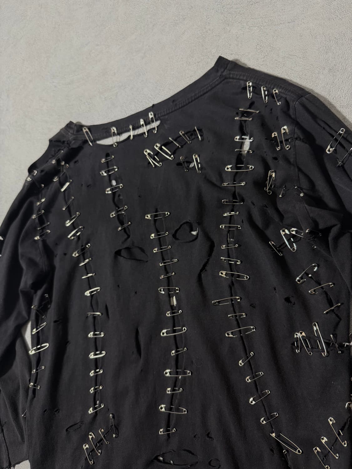 Balmain 11SS safety Pin funk shirt 상품이미지6