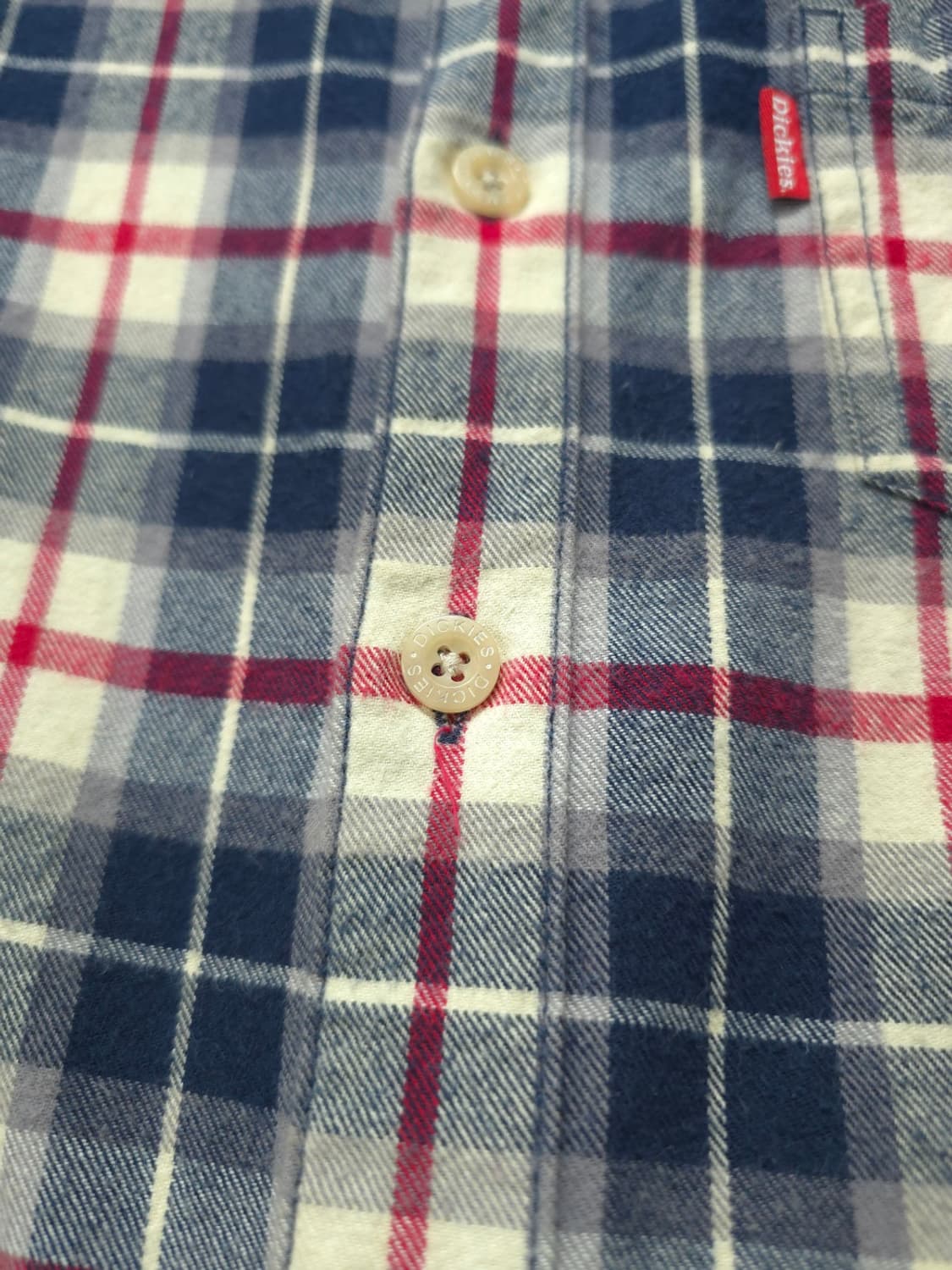 디키즈(Dickies) 코튼100% 간절기 체크셔츠 (여성66) 상품이미지6