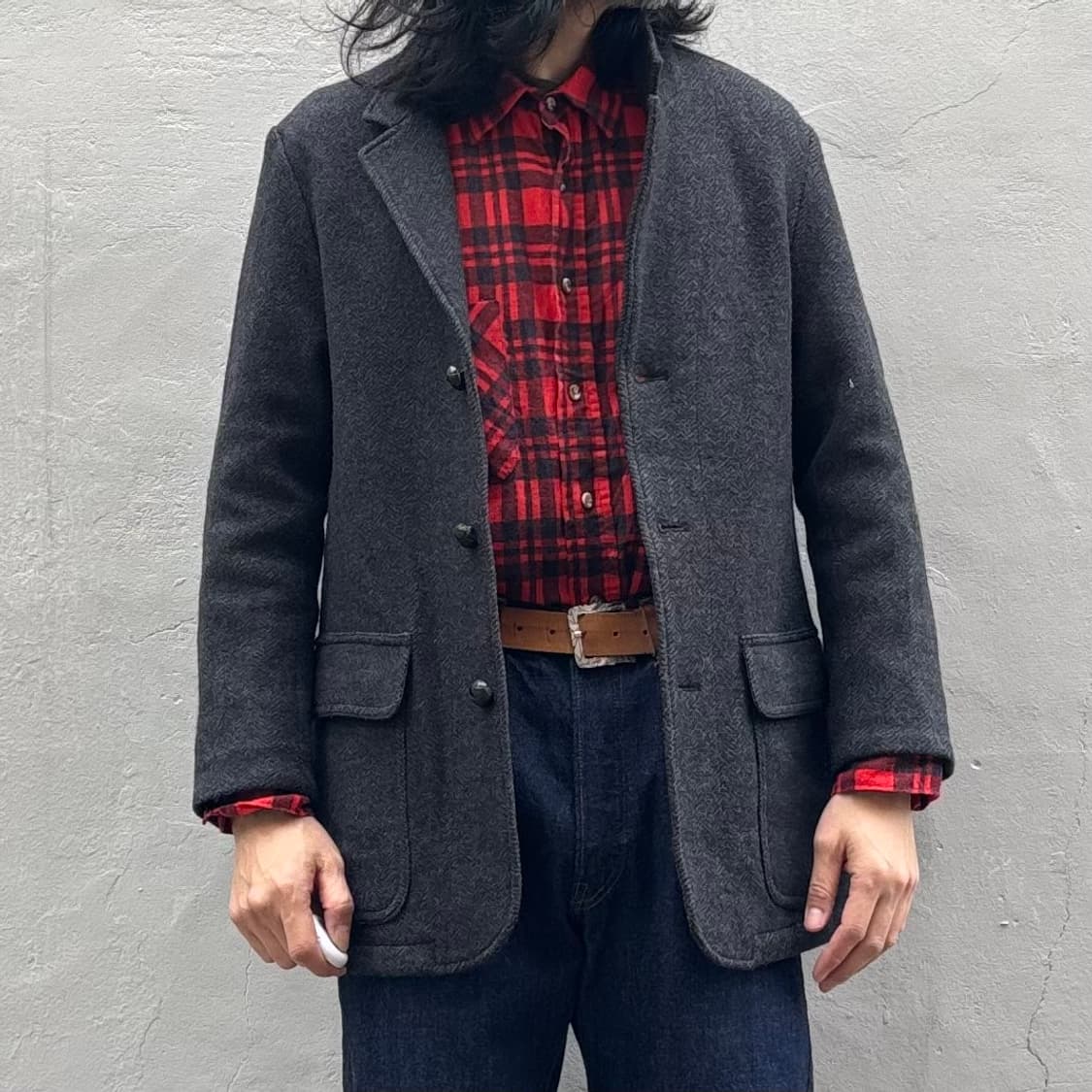 올드 폴로 랄프로렌 해링본 울 자켓 상품이미지7