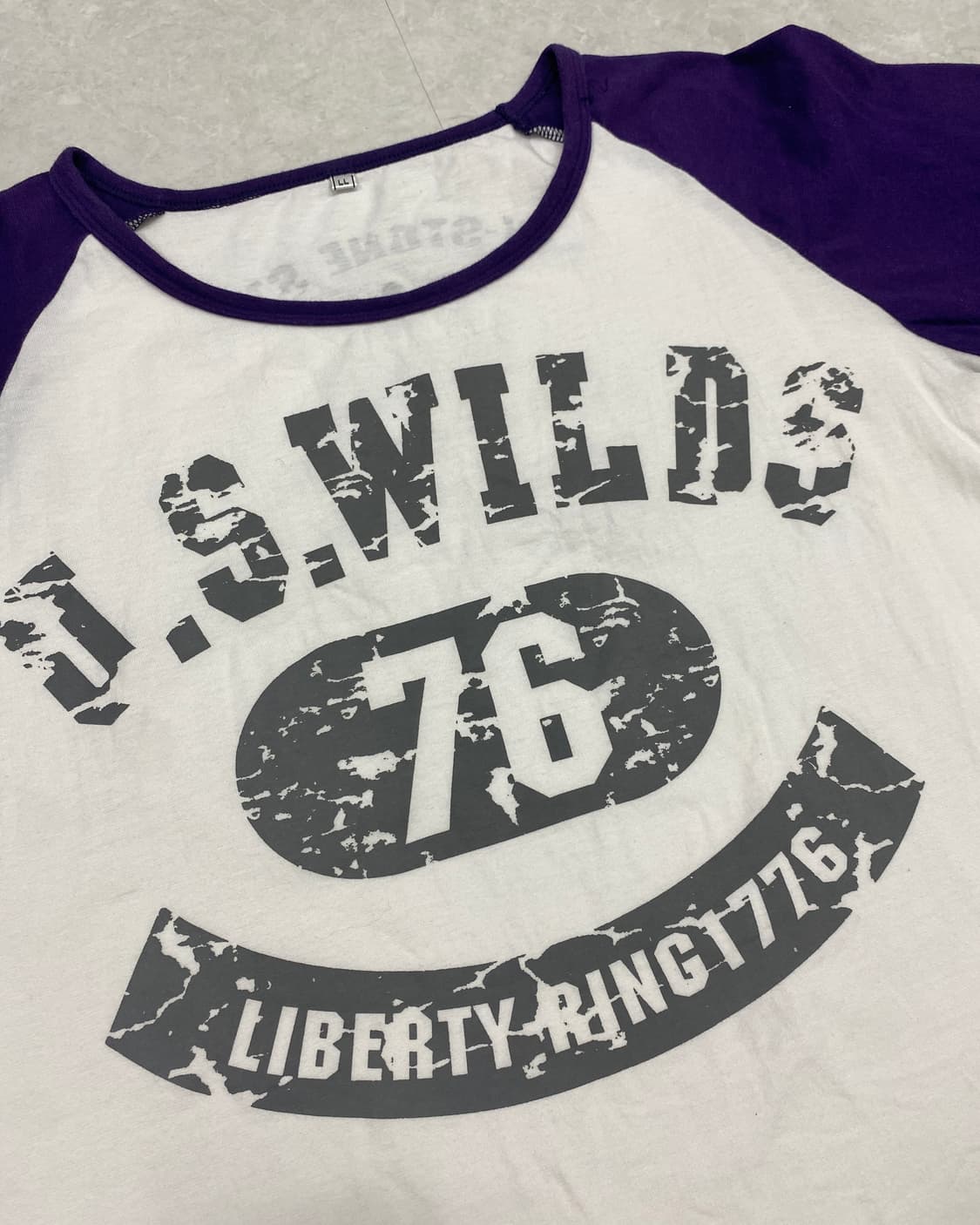U.S. WILDS y2k punk Raglan T-shir 상품이미지4
