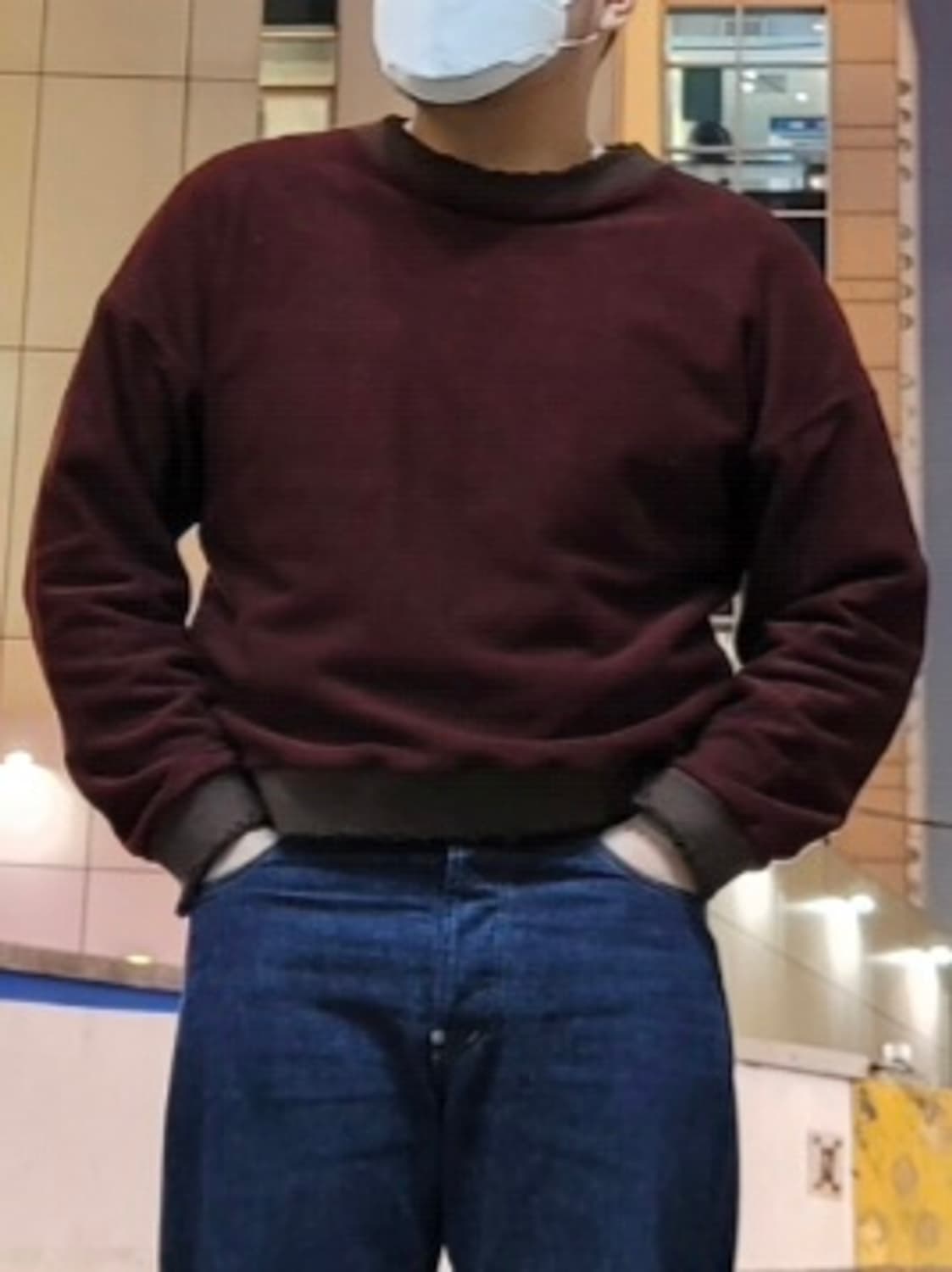 벌스데이수트 리버시블 니트 맨투맨 상품이미지6