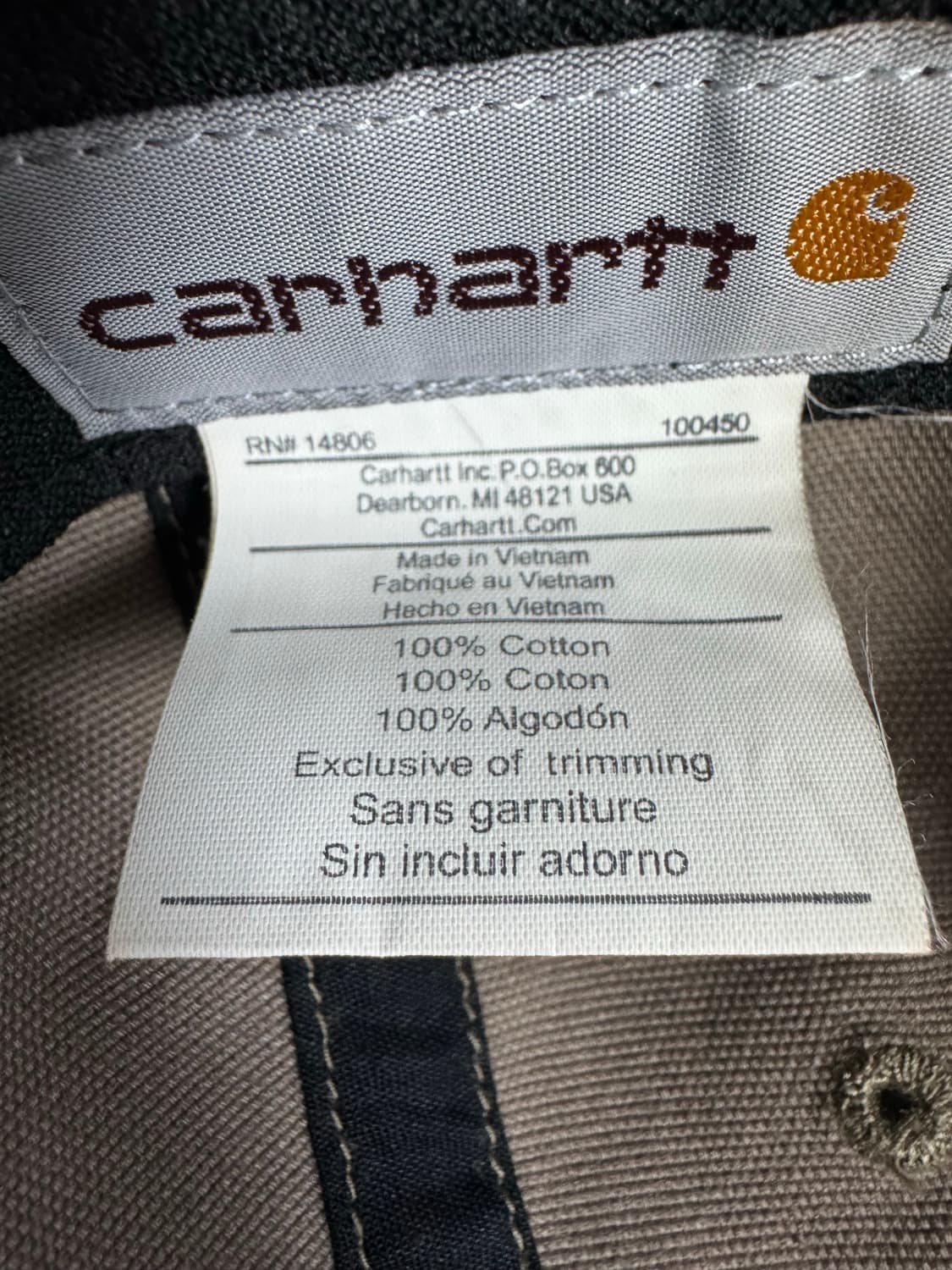 칼하트 캡 모자 상품이미지4