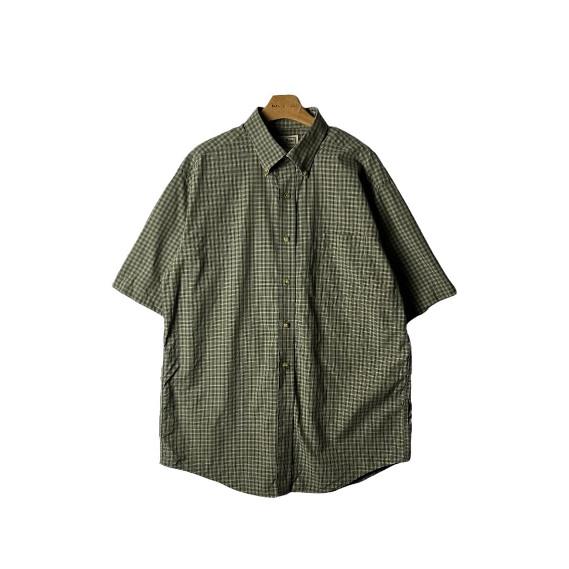 [LL Bean] 엘엘빈 원포켓 체크 반팔셔츠 상품이미지1