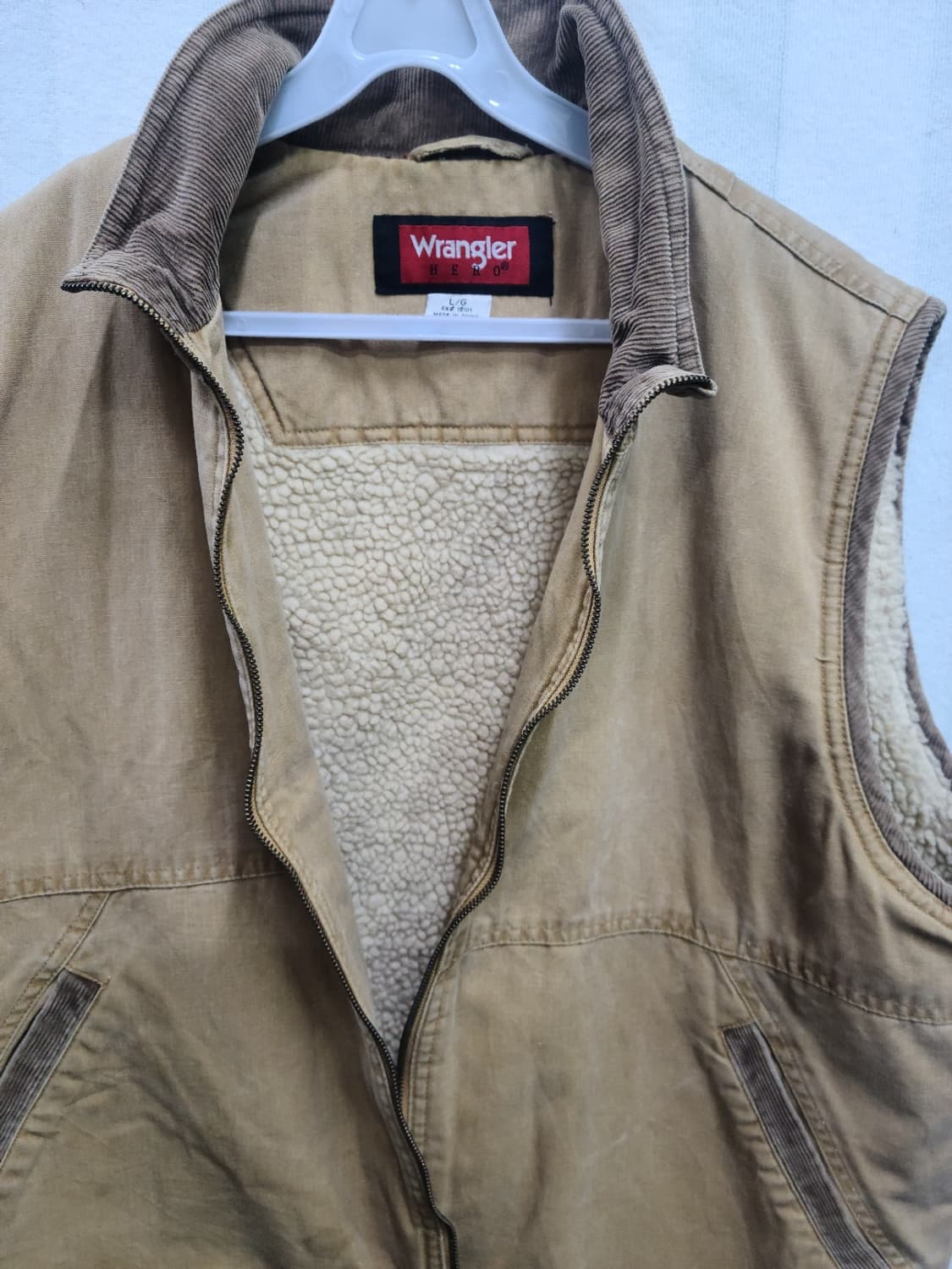 랭글러 양털조끼 Wrangler 워크웨어 워크자켓 like 칼하트 상품이미지1