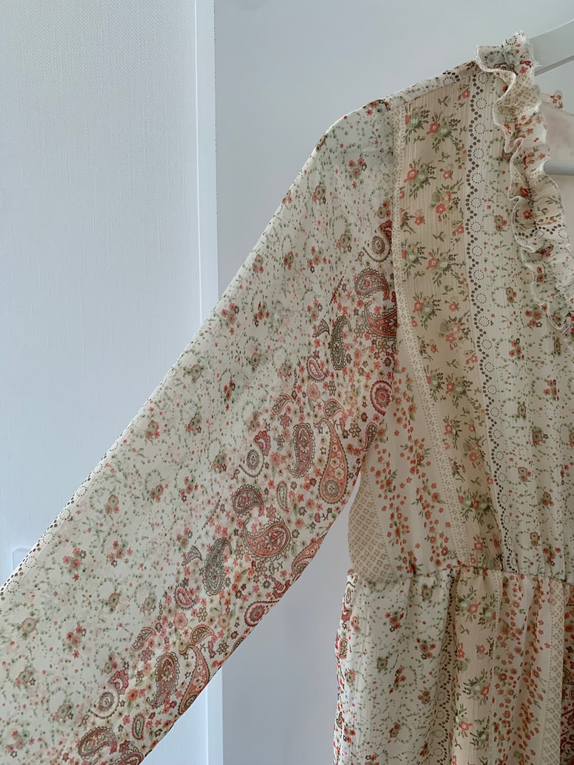 플라워 프린팅 블라우스 상품이미지5