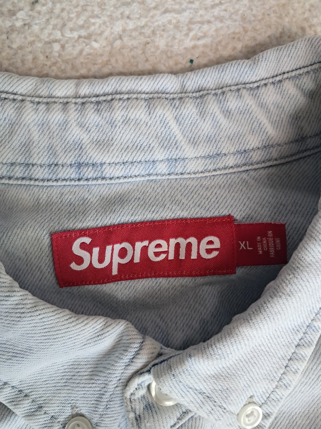 슈프림 스몰박스 데님셔츠 상품이미지2