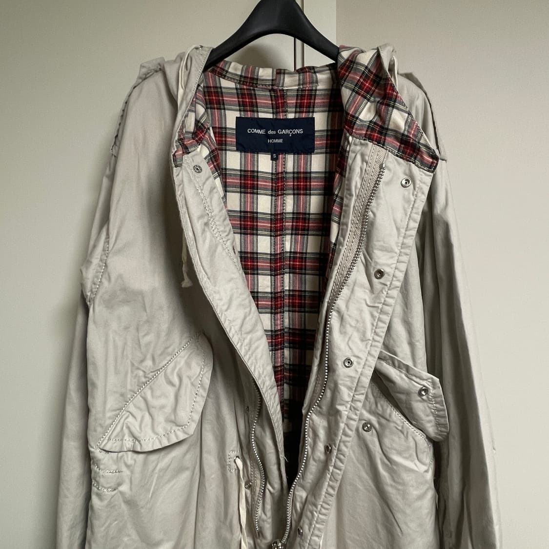 [S] 06AW 꼼데가르송 옴므 후드 코트 상품이미지4