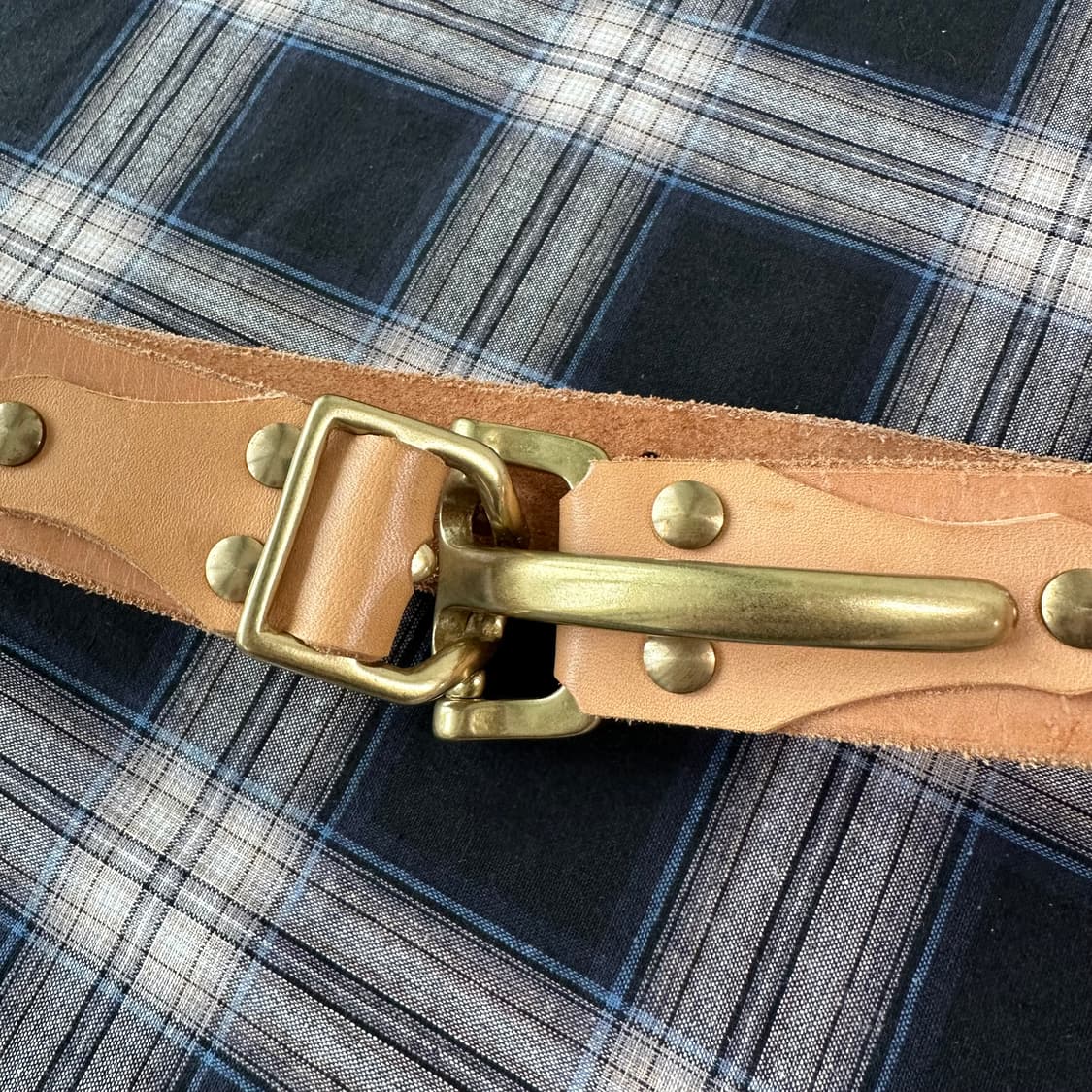 에이징 탄 유니크 웨스턴 빈티지 벨트 상품이미지3