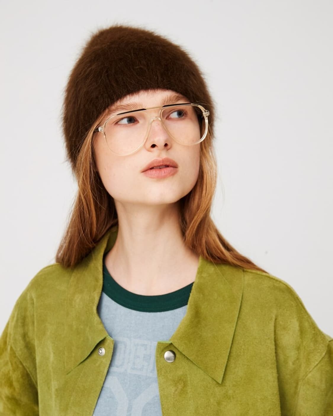 [OS] 문선 프리미엄 앙고라 비니 카카오 상품이미지3