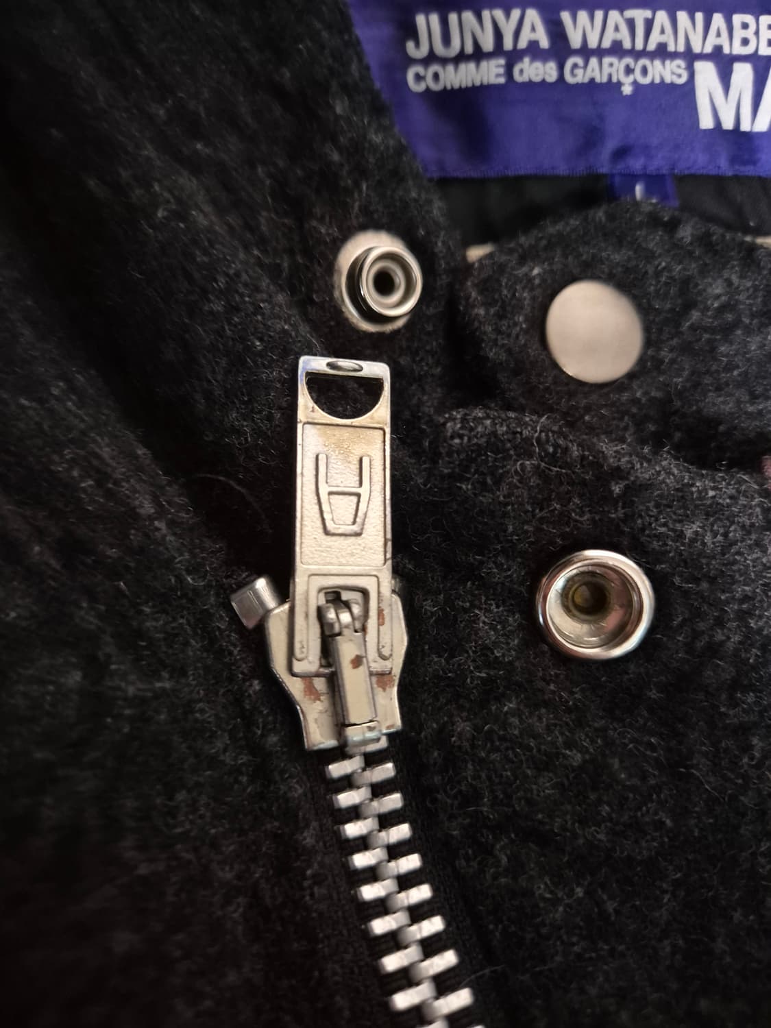 2003aw 준야와타나베 x 루이스레더 축융 울 더블라이더 L 상품이미지8