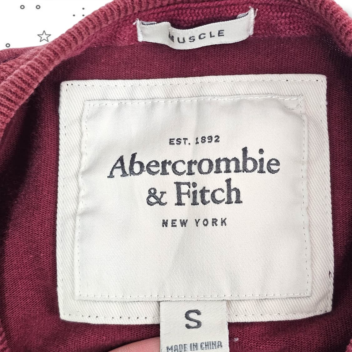 S Abercrombie 아베크롬비 레터링 롱슬리브 상품이미지5