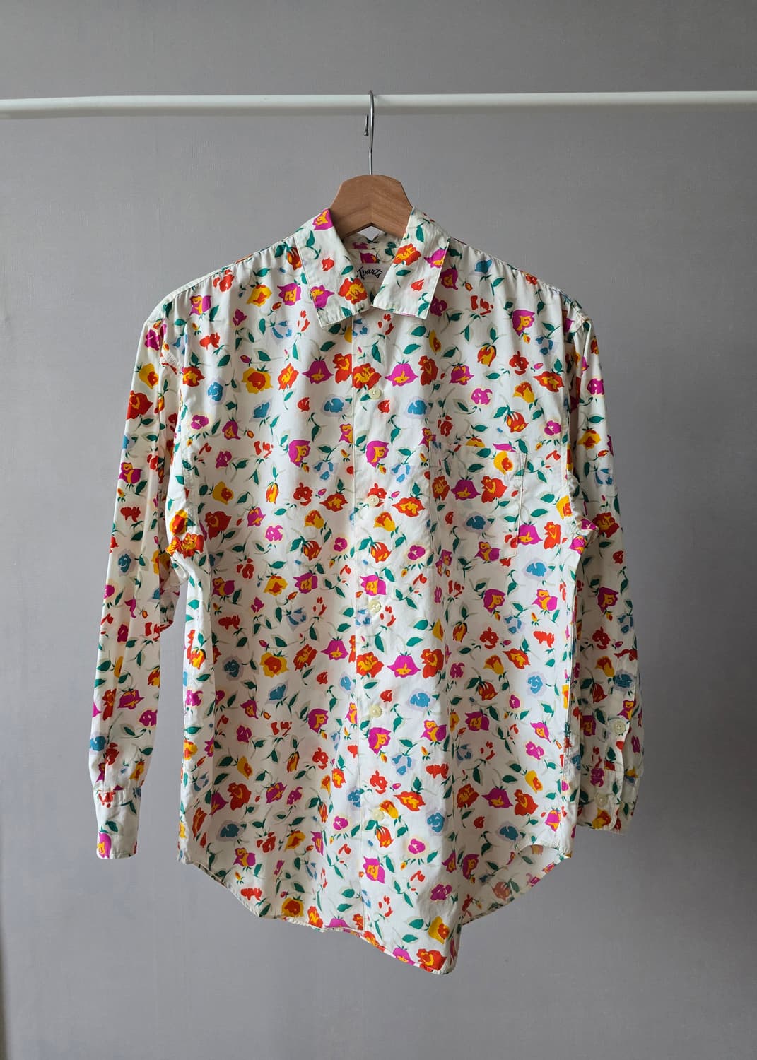 Tparts 일본 빈티지 플라워 셔츠  상품이미지1