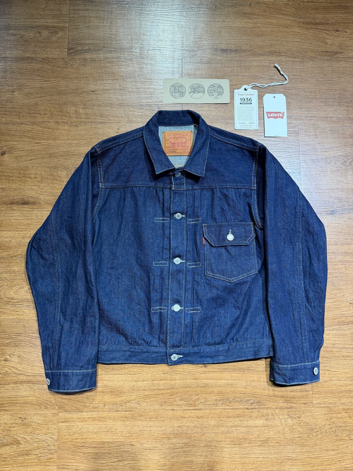 [40]리바이스 lvc 1936 type1 타입1 자켓(소킹O) 상품이미지1
