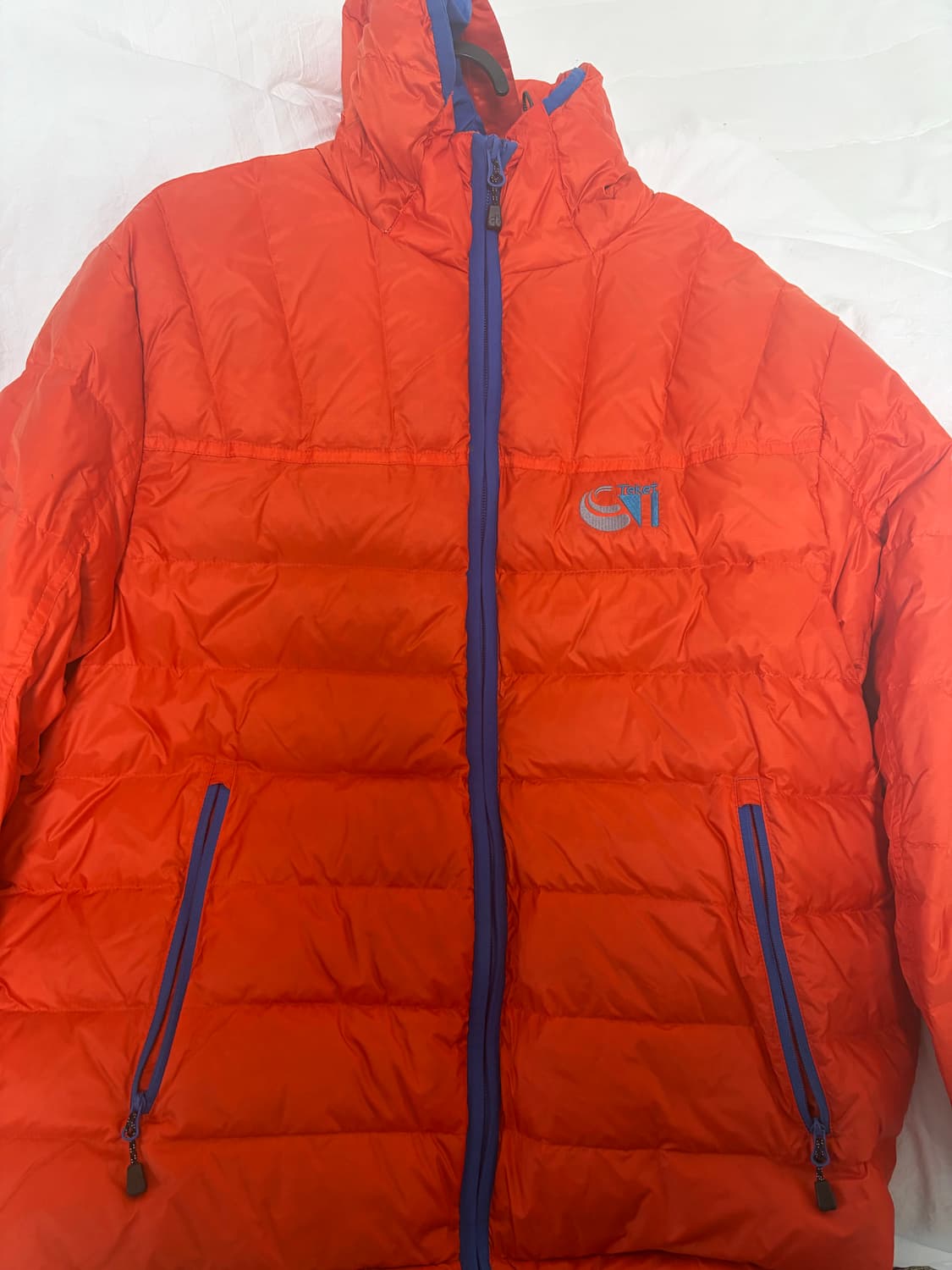 테켓 CT Lightweight Down Jacket Orange L 상품이미지2