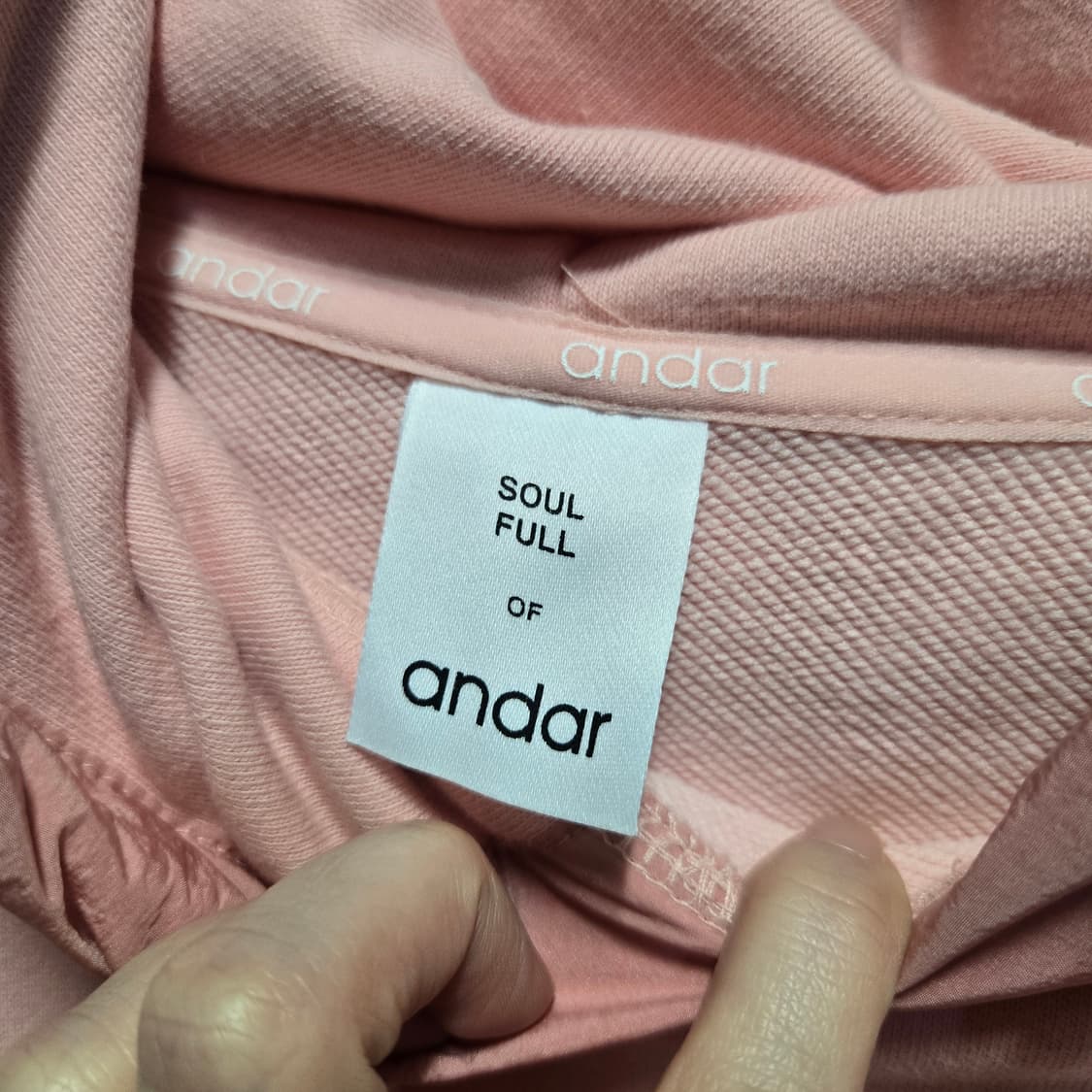 안다르 여성 오버핏 후드티  상품이미지6