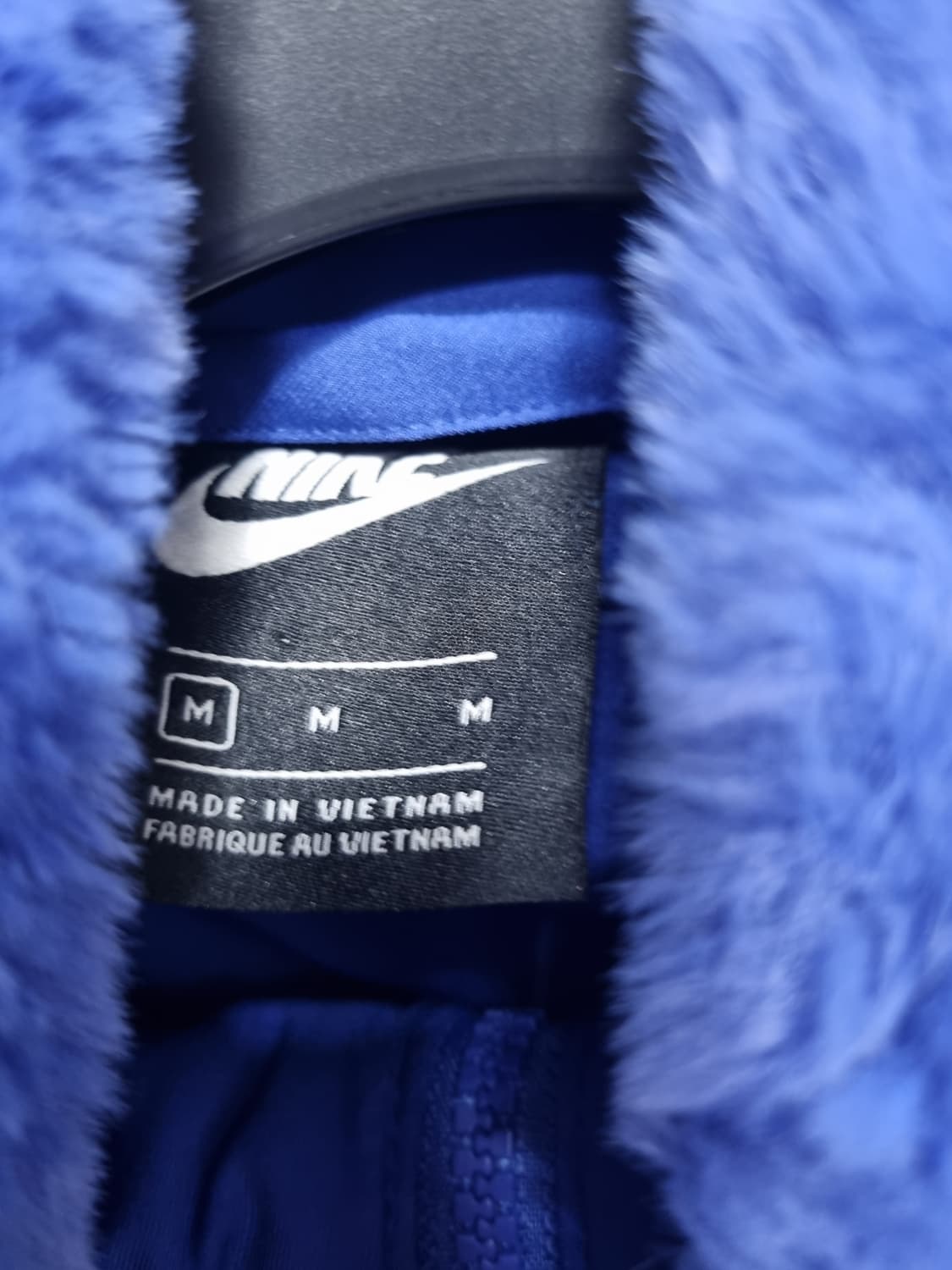 나이키 여성 빅 스우시 털 후리스 자켓 상품이미지3