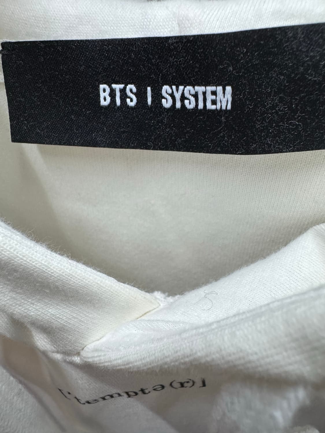 시스템XBTS 한정판 후드 오버핏 100 상품이미지8