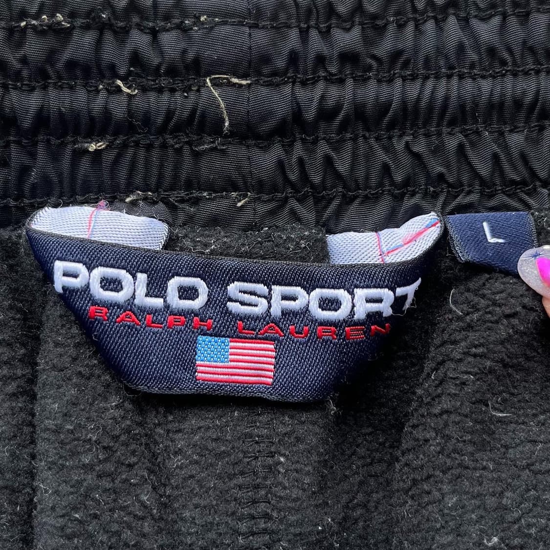 폴로 스포츠 제팬 라인 베이지 나일론 웜업 조거 팬츠 상품이미지8