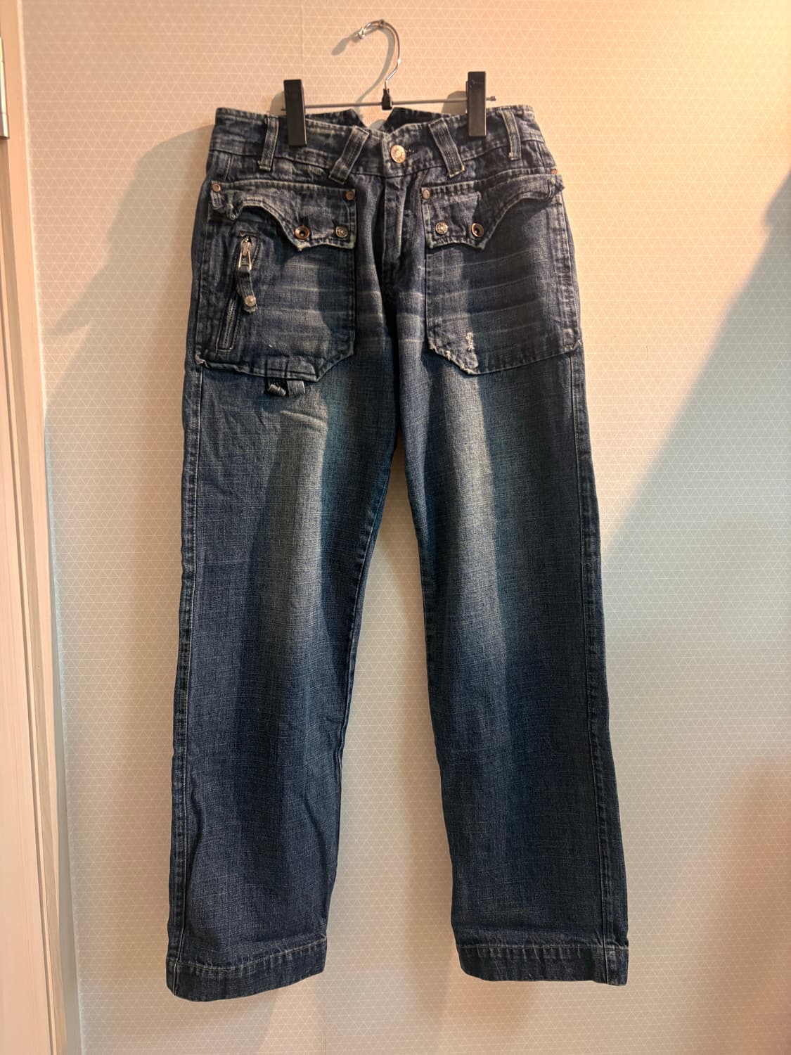 빈티지 카고 데님 팬츠 상품이미지2