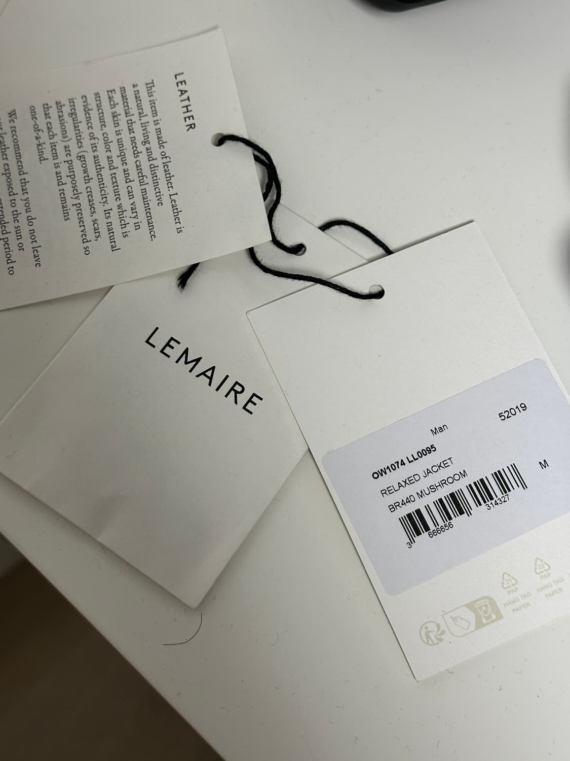 (M) 25ss 르메르 레더 카코트 상품이미지6