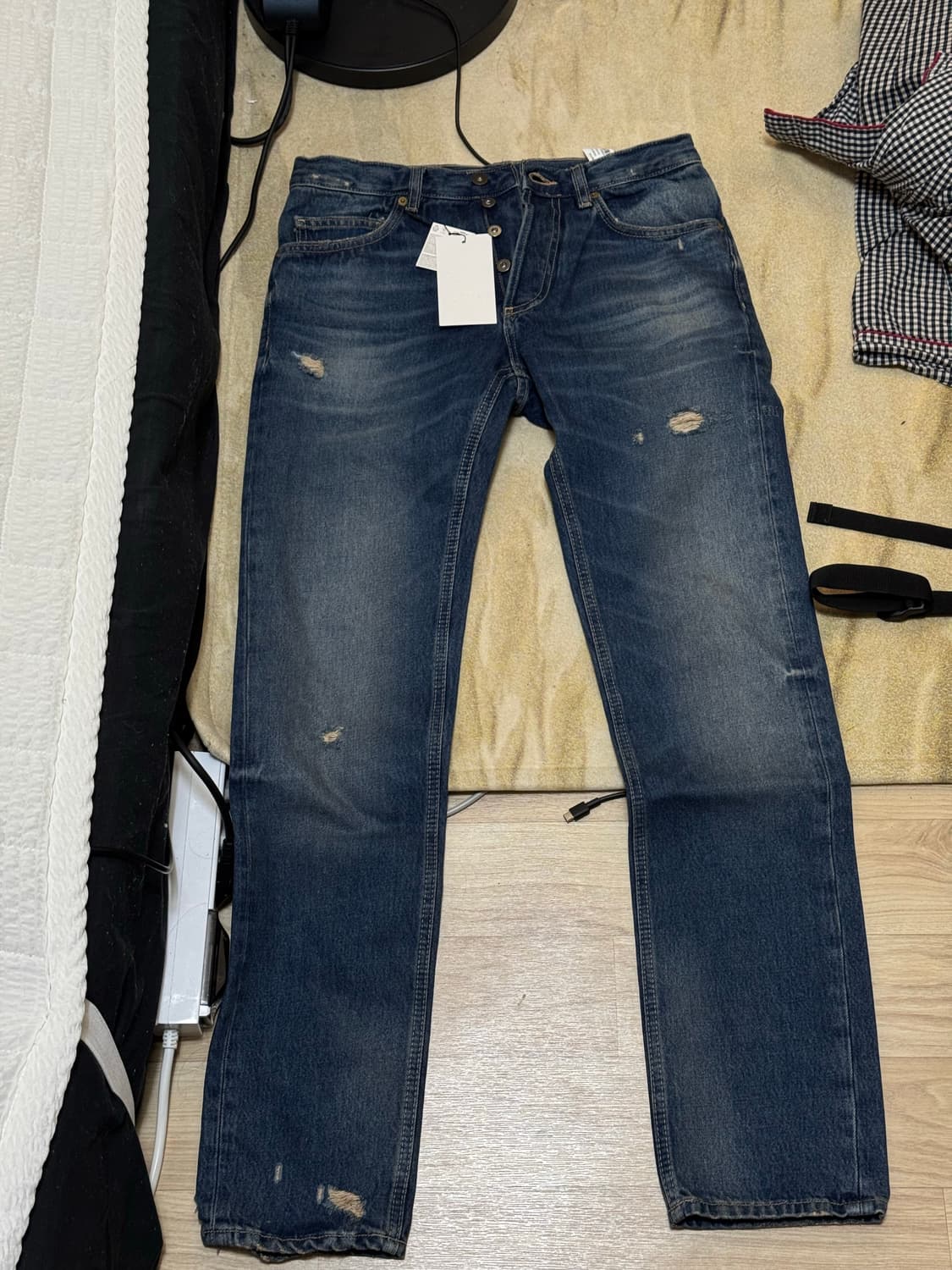 자라 슬림핏 데님 EUR 38 새상품 상품이미지2