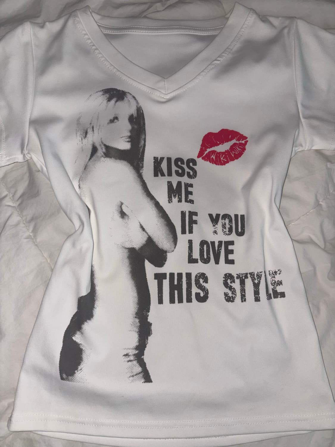 kiss me 반팔 y2k 상품이미지1