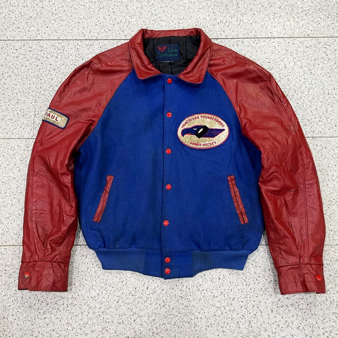 밴쿠버 썬더버드 빈티지 바시티 자켓 (L) 상품이미지1