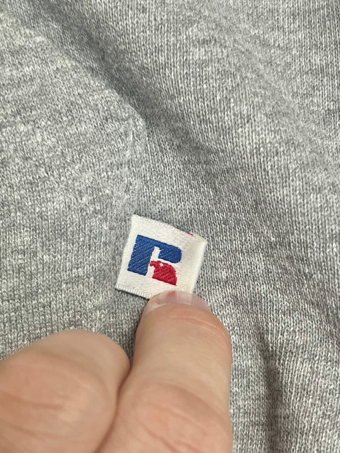 90's 러셀 애슬레틱 그레이 후드집업 상품이미지4