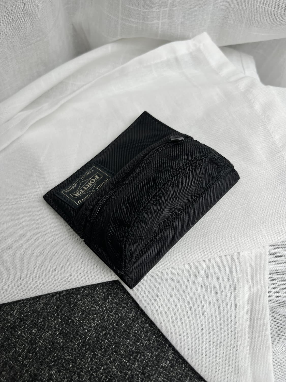 Porter 포터 파우치 카드지갑 블랙 상품이미지8