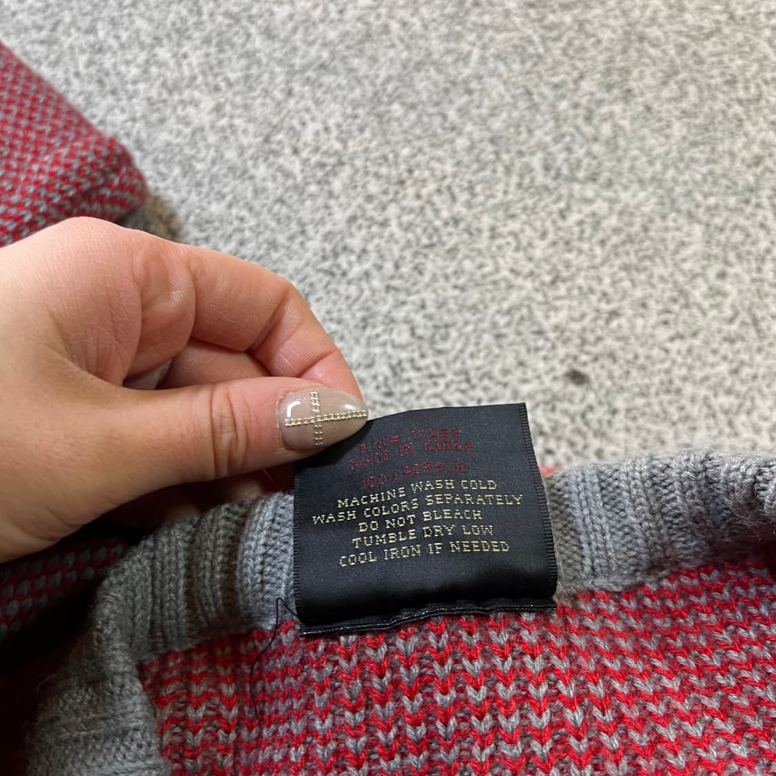 로카웨어 빅로고 올드스쿨 니트 상품이미지5