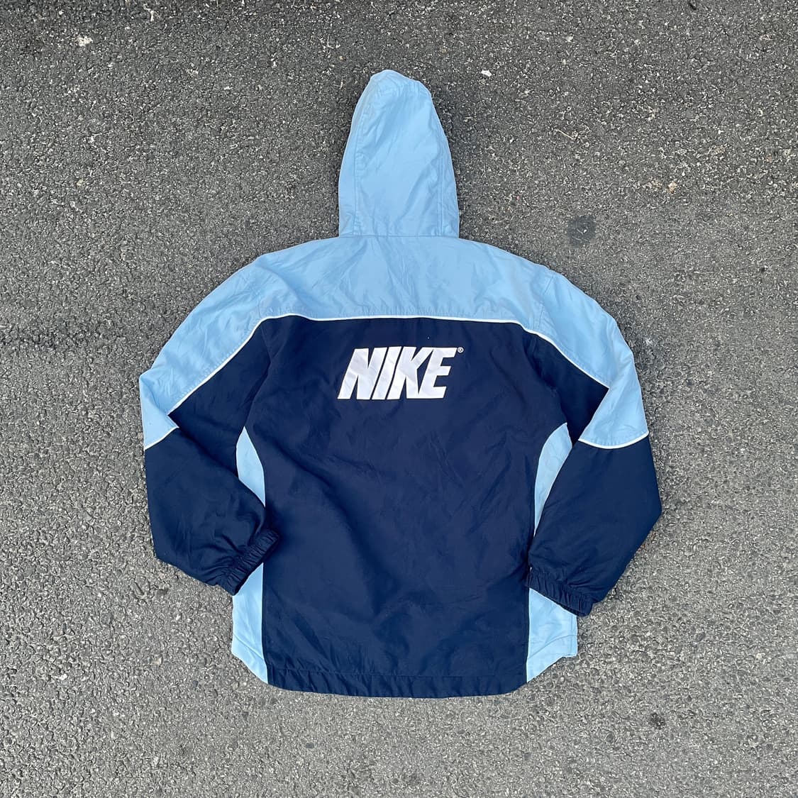 00s 나이키 대장급 빅로고 올드스쿨 아노락 트랙자켓 바람막이 실측 L 상품이미지5