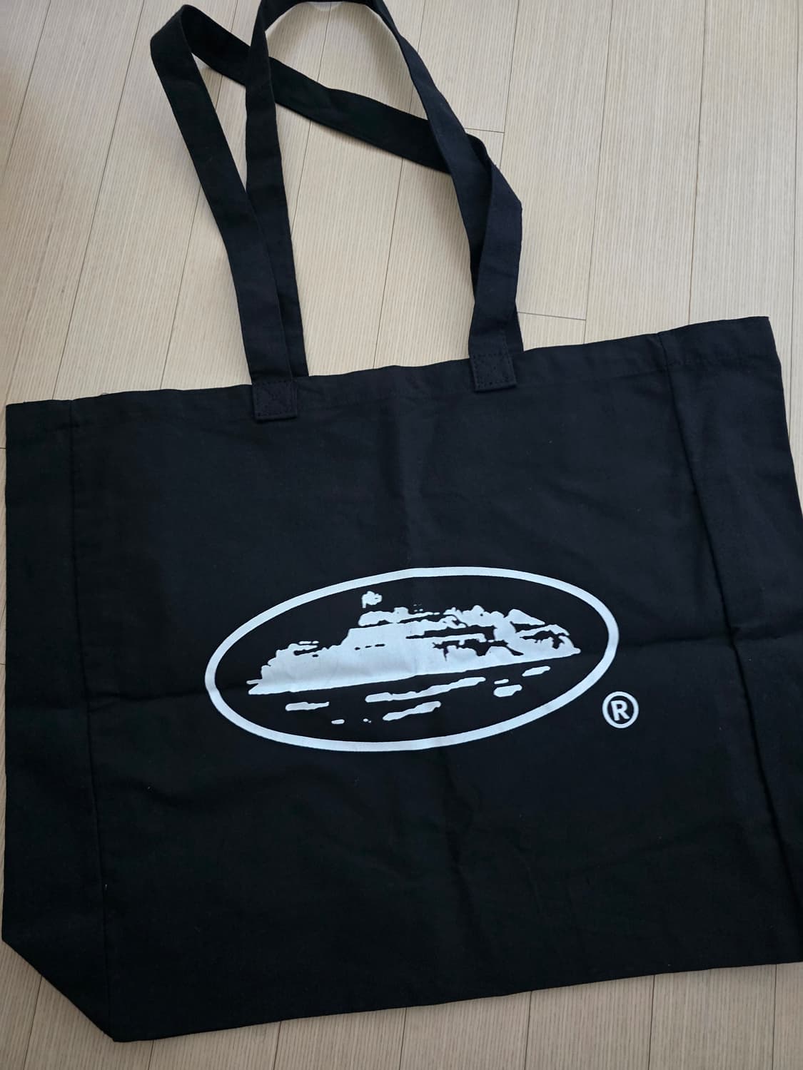 코르테이즈 캔버스 토트백 블랙 화이트 상품이미지2