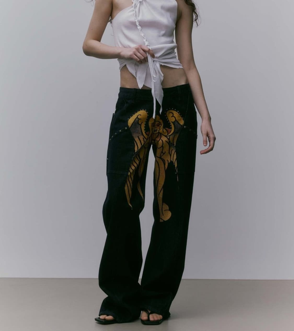 스컬프터 에드하디 코튼팬츠 상품이미지1