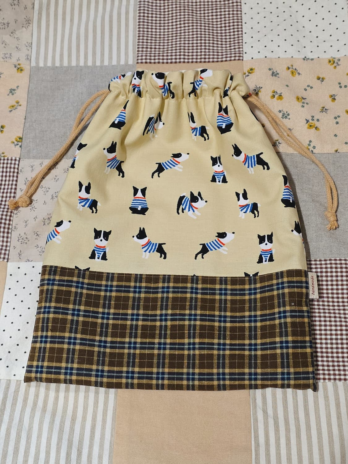 핸드메이드 세로가 긴 파우치 상품이미지4