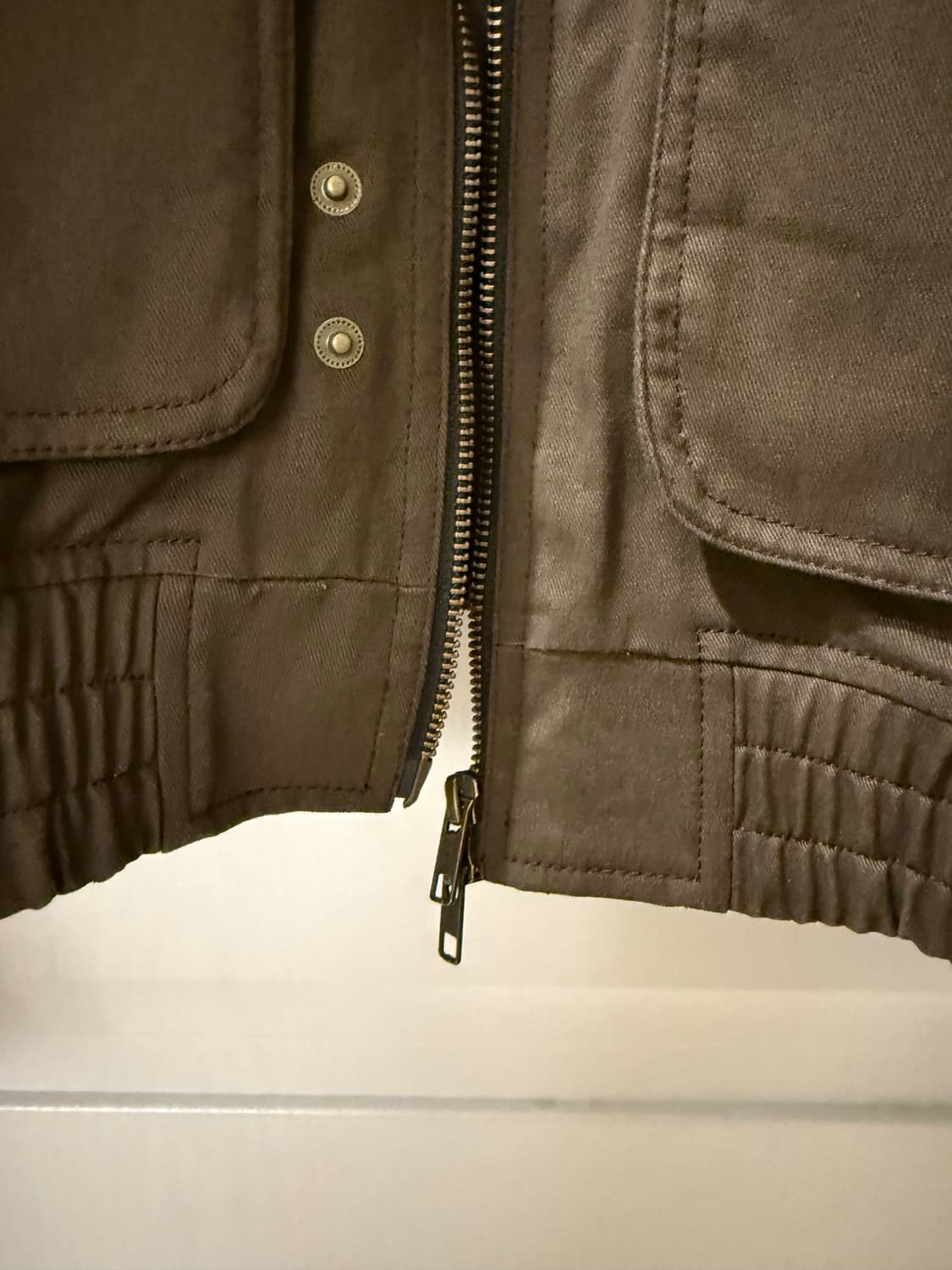 엘무드 워크 포켓 치노 블루종 자켓 브라운 48 상품이미지7