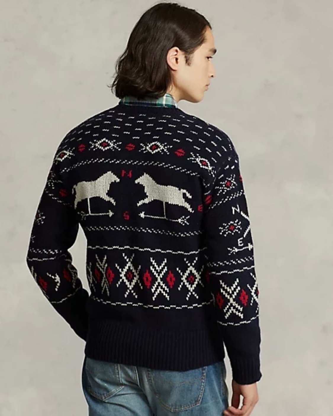 폴로 랄프 로렌 웨더베인 울 실크 스웨터 상품이미지3