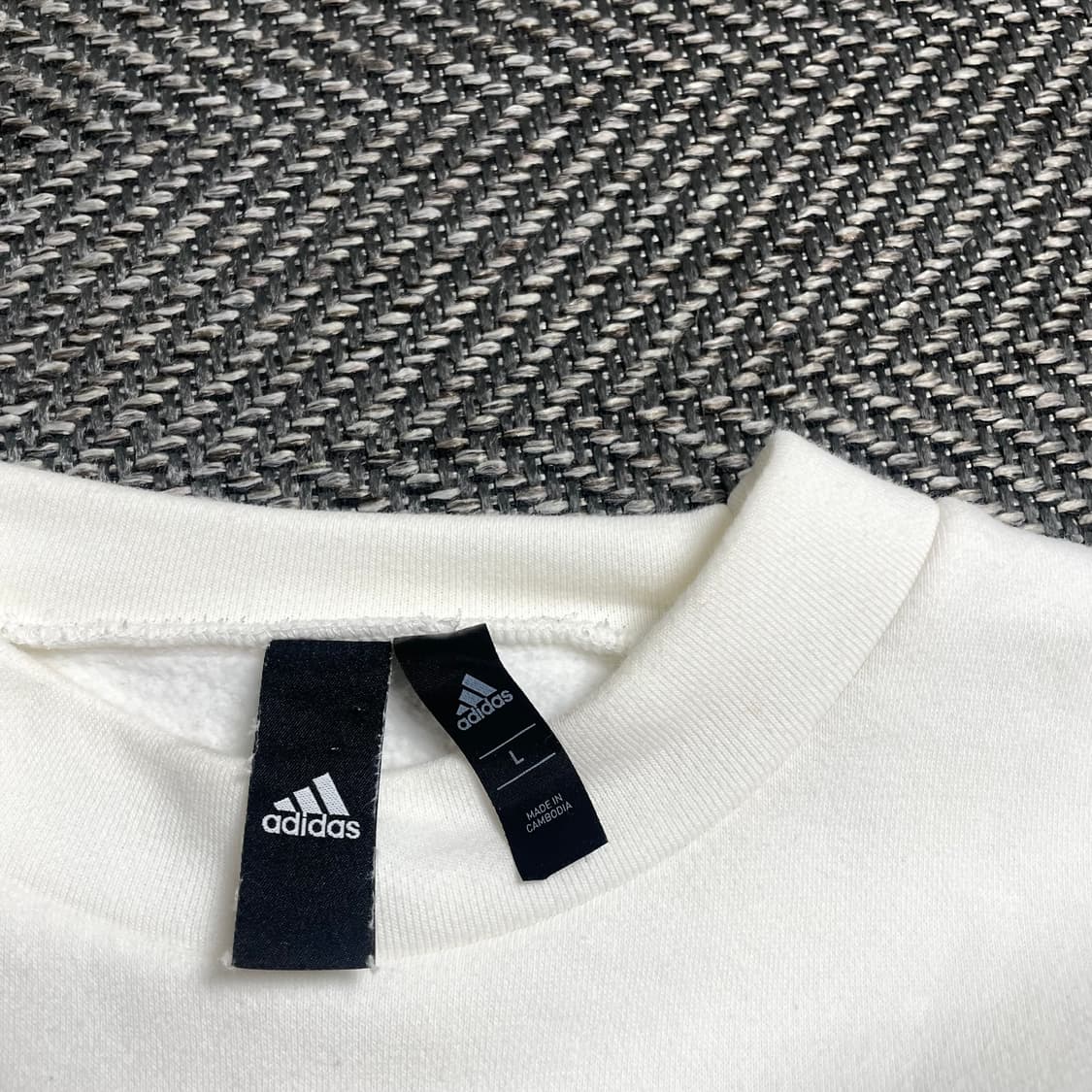 아디다스 stripes 빅로고 박시핏 스웻 셔츠y 5405 상품이미지6