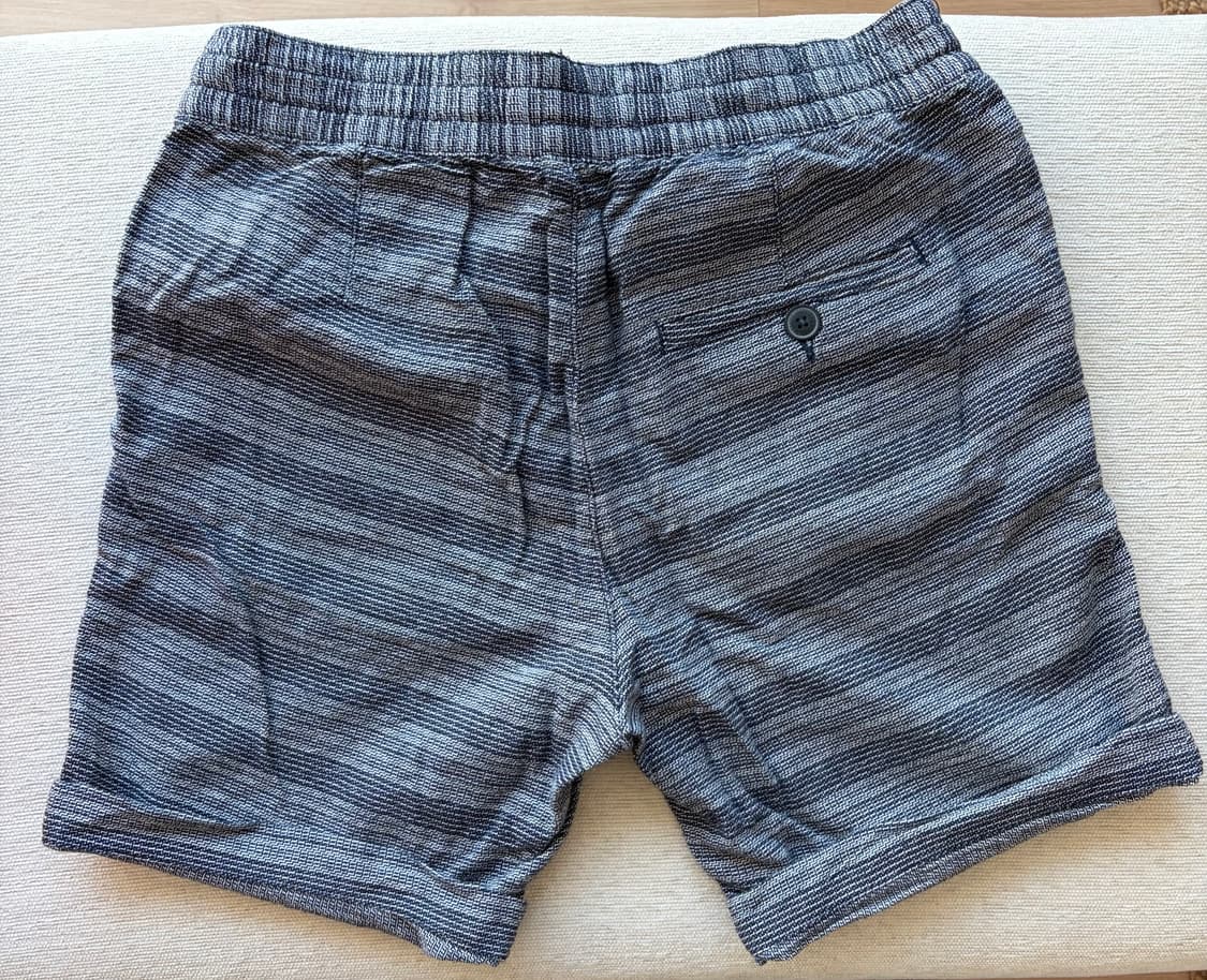 (31) H&M L.O.G.G. 프리미엄 코튼 헤링본 텍스처 쇼츠 상품이미지1