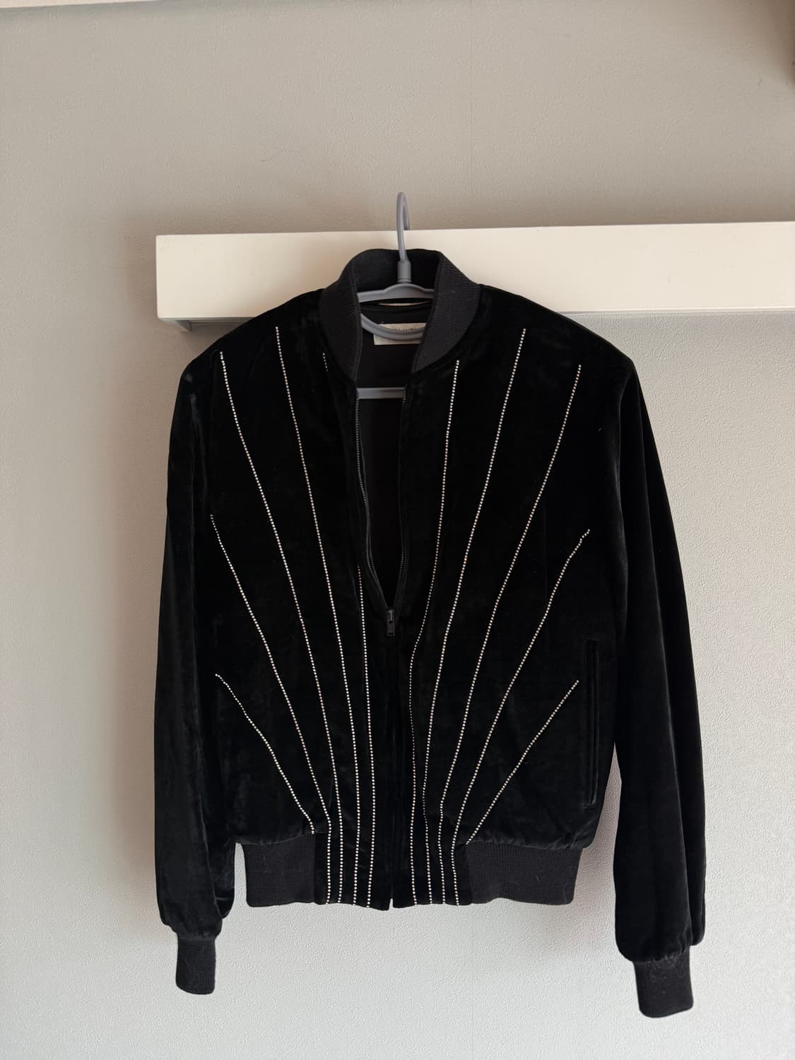SAINT LAURENT - Velvet Blouson Jacket 상품이미지1
