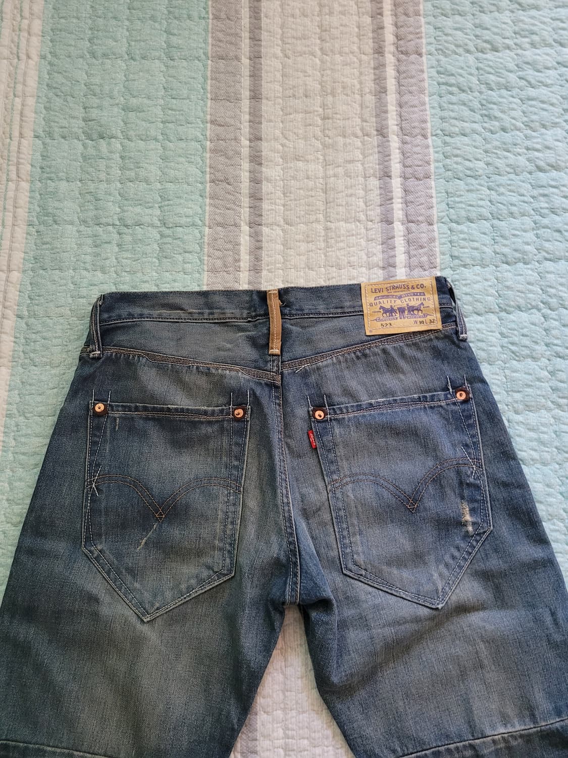 리바이스 XF 523 바이커 빈티지디테일 스트레이트 워싱진 30사이즈 상품이미지7