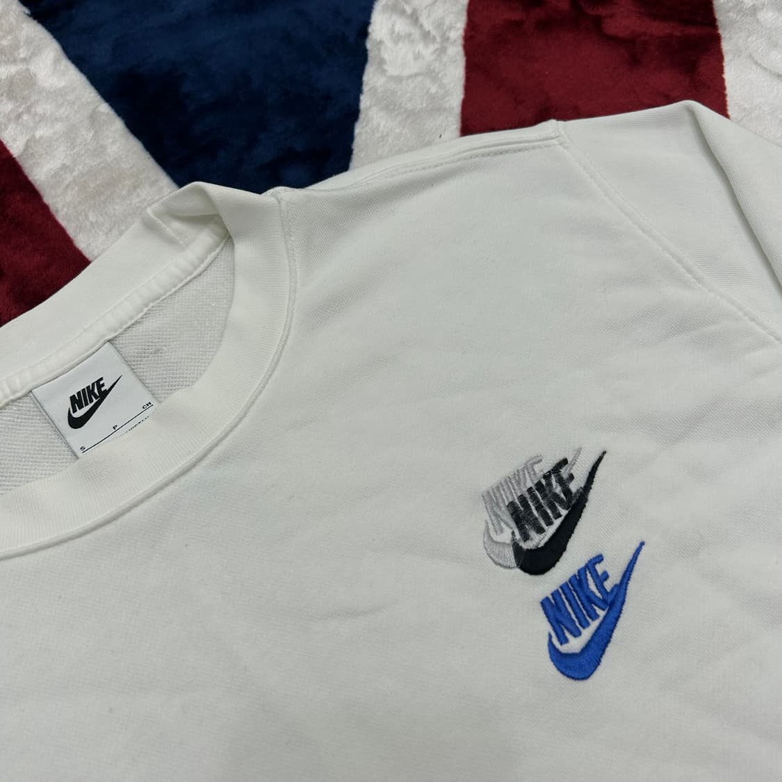 [S]나이키 프렌치테리 맨투맨/화이트 상품이미지1