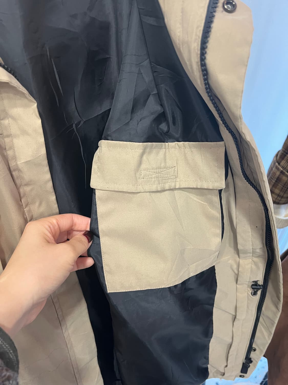 맥그리거 베이지색 야상 점퍼 상품이미지4