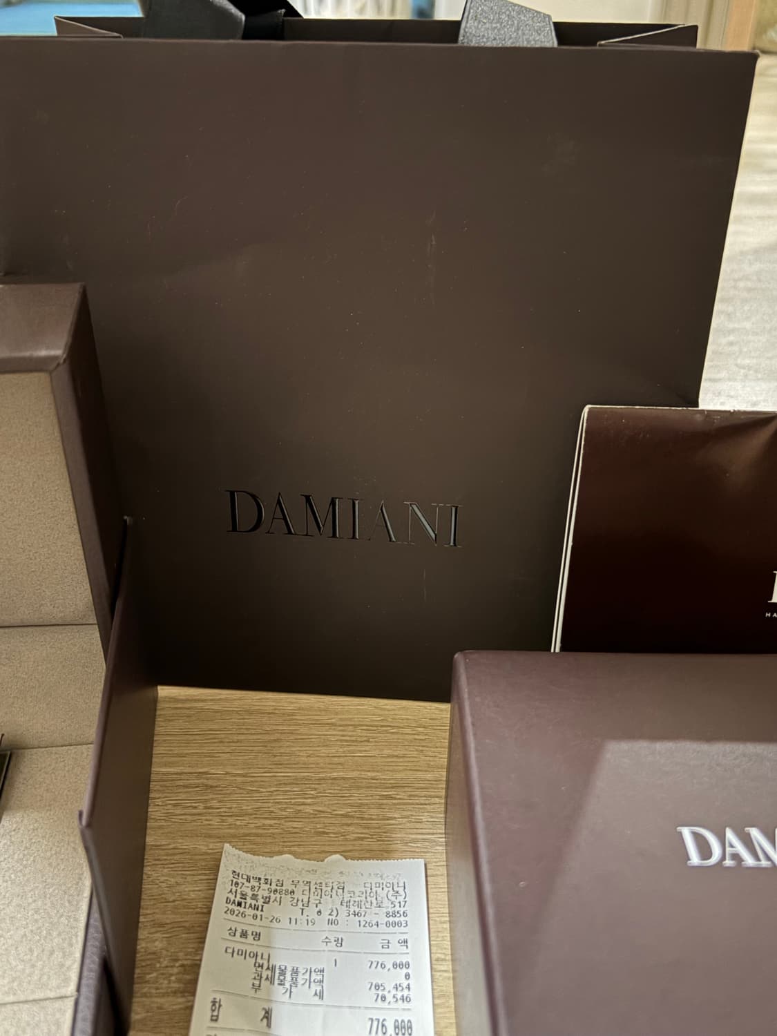 DAMIANI 메트로폴리탄 다이아몬드 네클리스 블랙 상품이미지5